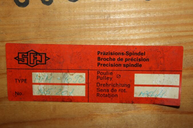 FISCHER MFM-1090 HJND-50 SPINDLE MOTOR
