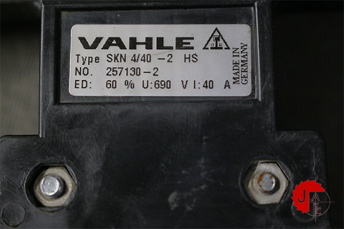 VAHLE SKN4/40-2HS Current collector 690V /40A