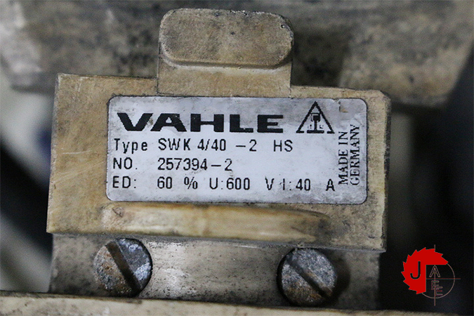 VAHLE SWK 4/40-2HS Current collector 600V/40A