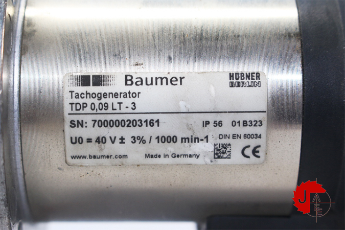 BAUMER TDP 0,09 LT-3 Tachogenerators