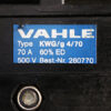 VAHLE KWG/g4/70 Current collector 600V/70A