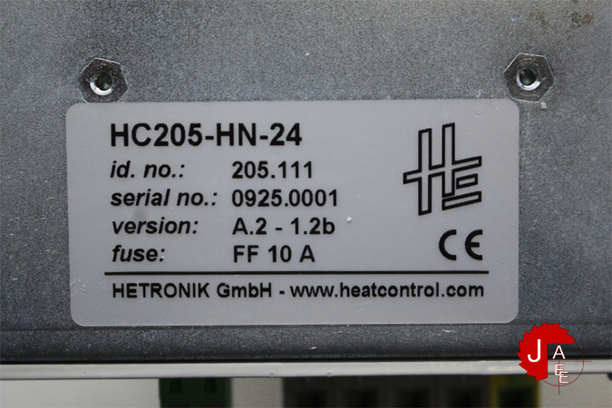 HETRONIK GMBH HC205-HN-24 Temperature Controllers