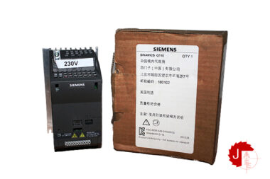 SIEMENS SINAMICS G110  0.25 kW, 1 Phase, 230 V ac, 4.5 A Inverter Drive