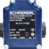 SCHMERSAL MV015-11Y-M20 LIMIT SWITCH 101174600