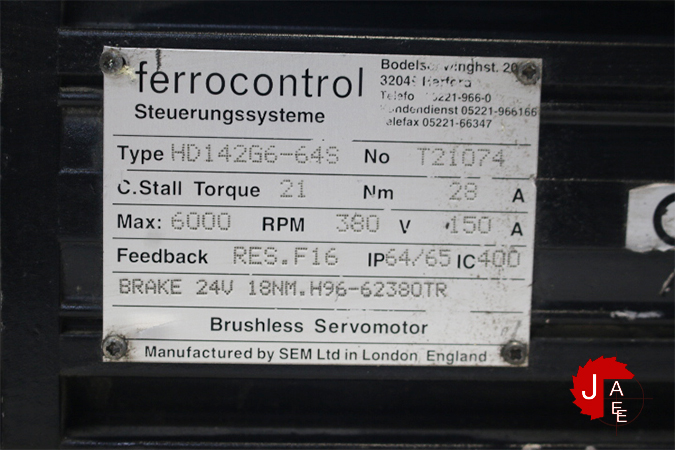 FERROCONTROL HD142G6-64S