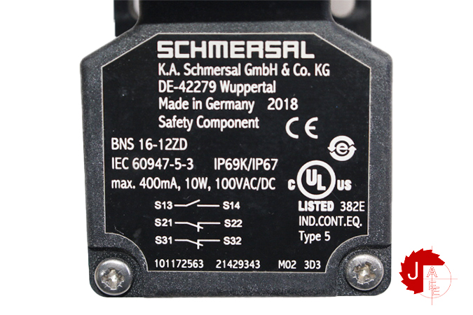 SCHMERSAL BNS16-12ZD Safety switch 101172563