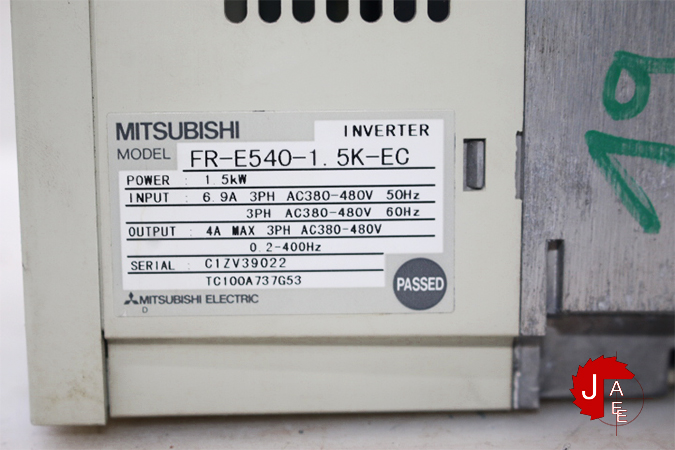 MITSUBISHI FR-E540-1.5K-EC  INVERTER DRIVE