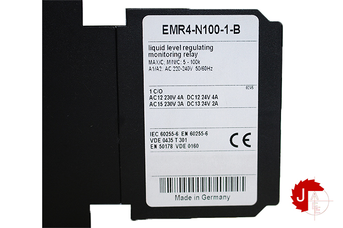 EATON EMR4-N100-1-B Liquid Level regullating