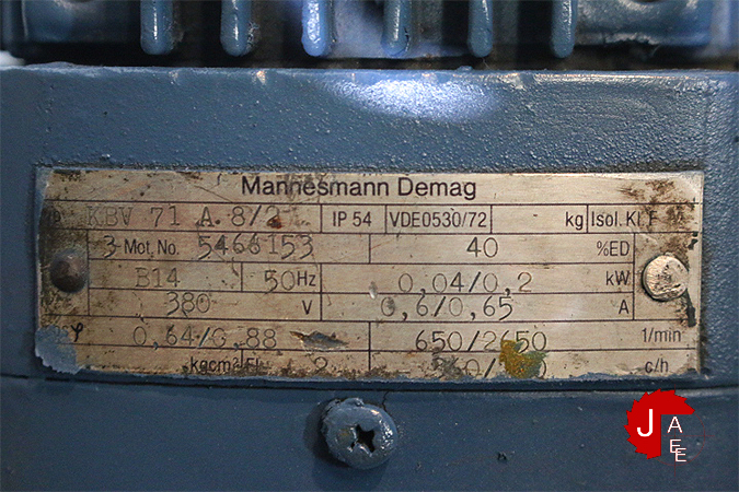 DEMAG KBV 71 A. 8/2