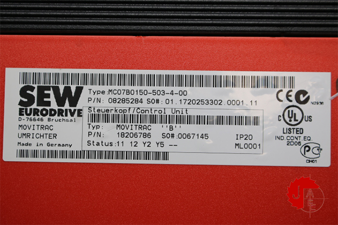 SEW Eurodrive MC07B0150-503-4-00 MOVIDRIVE Inverter drive