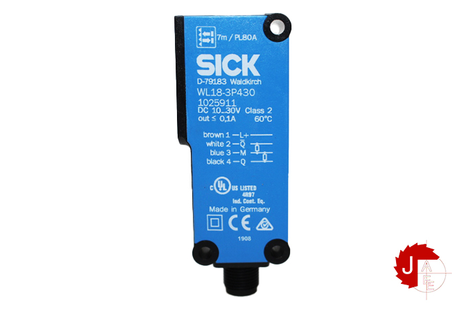 SICK WL18-3P430 Photoelectric retro-reflective sensor 1025911