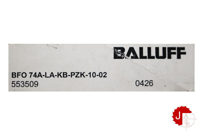 BALLUFF BFO 74A-LA-KB-PZK-10-02 Fiber Optic Sensor
