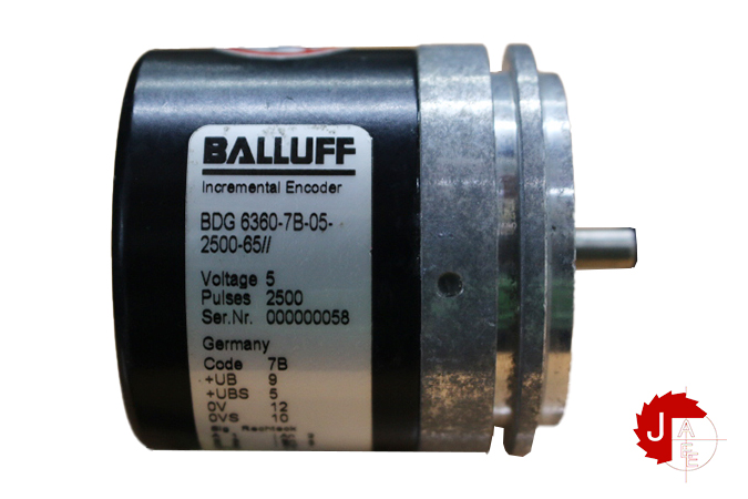 BALLUFF BDG 6360-7B-05-2500-65// INCREMENTAL ENCODER