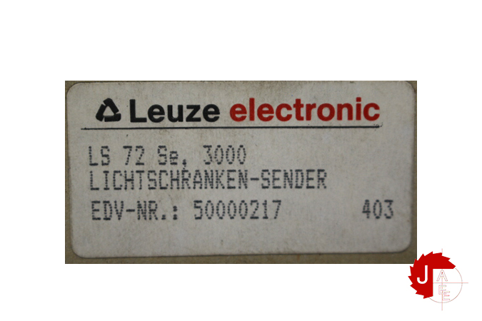 Leuze LS 72 SE.3000 Throughbeam photoelectric sensor transmitter