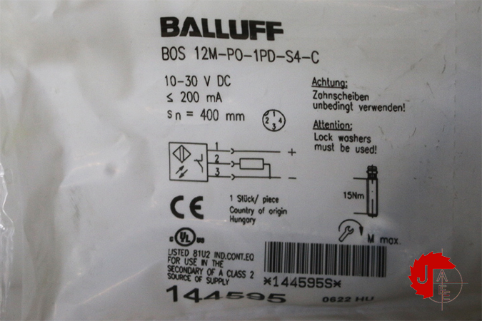 BALLUFF BOS 12M-P0-1PD-S4-C Diffuse sensors