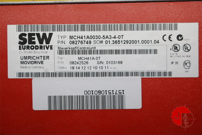 SEW Eurodrive MCH41A0030-5A3-4-0T MOVIDRIVE Inverter drive