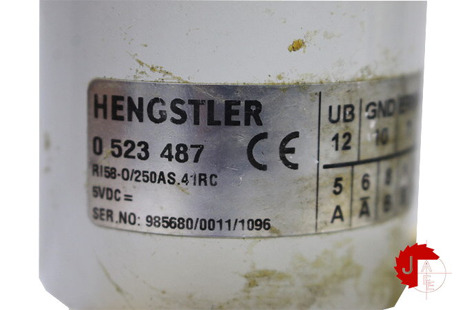 HENGSTLER RI58-0/250AS.41RC Incremental Encoder 0 523 487
