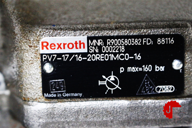 Rexroth PV7-17/16-20RE01MC0-16 Variable vane pumps, pilot operated R900580382