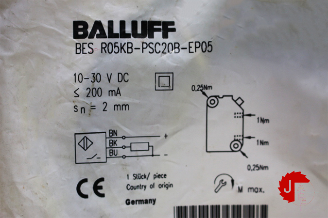BALLUFF BES01Z5 Inductive standard sensors BES R05KB-PSC20B-EP05