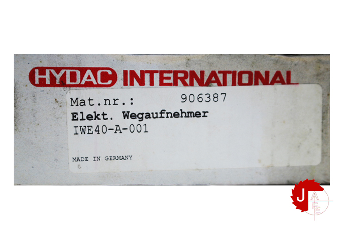 HYDAC IWE 40 Pressure Switch IWE 40-A-1