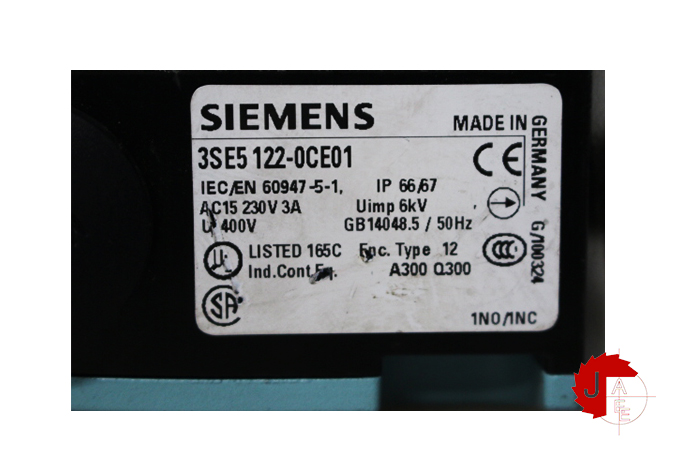 SIEMENS 3S35 122-0CE01 POSITION SWITCH