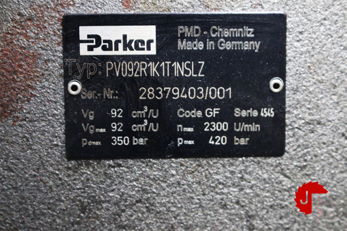 PARKER PV092R1K1T1NSLZ Axial Piston Pumps