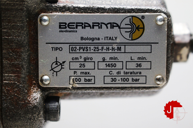 BERARMA 02-PVS1-25-F-H-R-M Variable displacement vane pump
