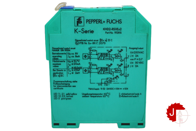 PEPPERL+FUCHS KHD2-RS1/Ex2 Switch Amplifier