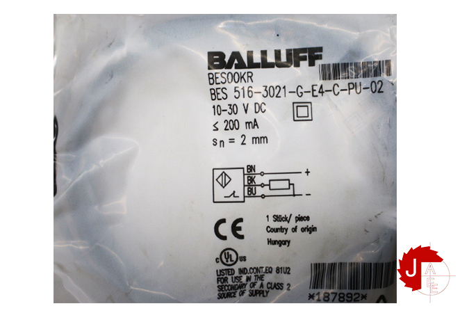 BALLUFF BES00KR Inductive standard sensors BES 516-3021-G-E4-C-PU-02