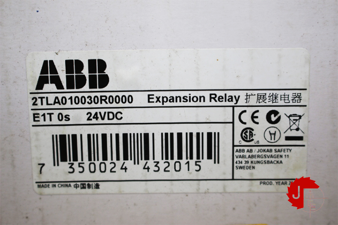ABB E1T 0S Safety expansion relay 2TLA010030R0000