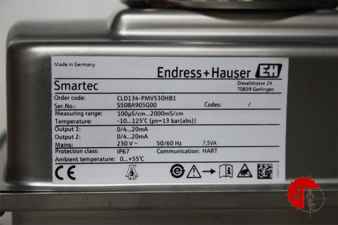 Endress+Hauser CLD134-PMV530HB1 Conductivity compact device Smartec