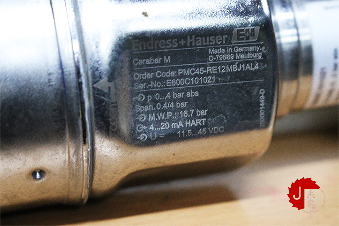 Endress+Hauser PMC45 Pressure Transmitter PMC45-RE12MBJ1AL4
