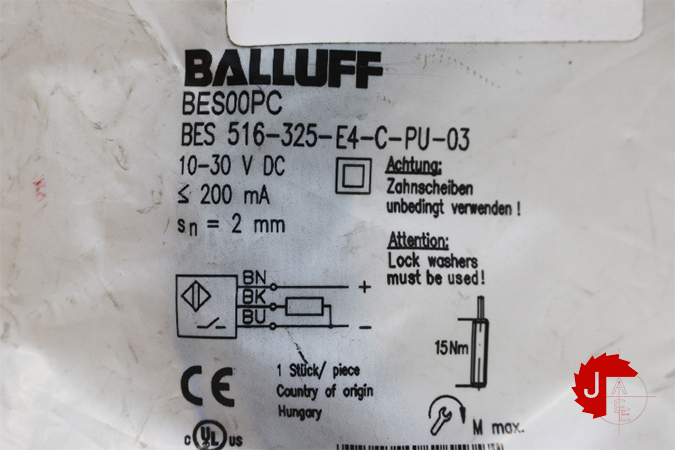 BALLUFF BES00PC Inductive standard sensors BES 516-325-E4-C-PU-03