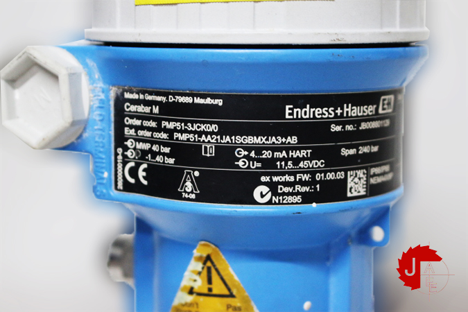 Endress+Hauser PMP51 Absolute and gauge pressure Cerabar M PMP51-3JCK0/0