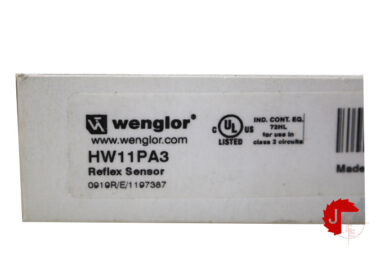 WENGLOR HW11PA3 Reflex Sensor with Background Suppression