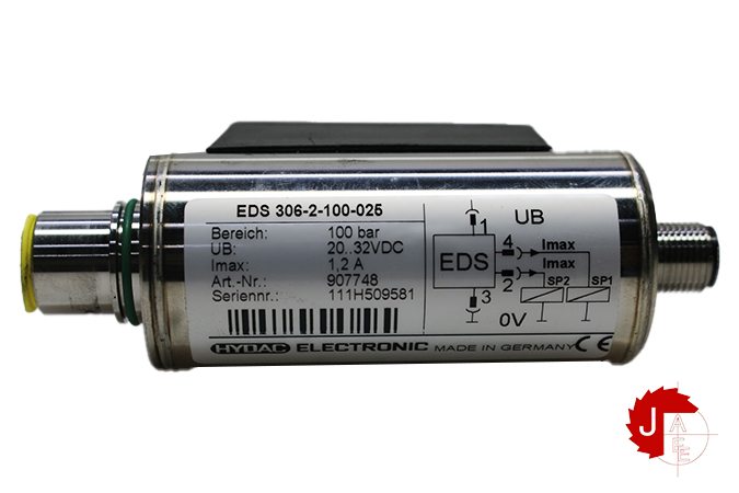 HYDAC EDS 306-2-100-025 Pressure Switch 907748