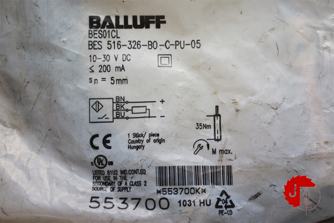 BALLUFF BES01CL Inductive standard sensors BES 516-326-BO-C-PU-05
