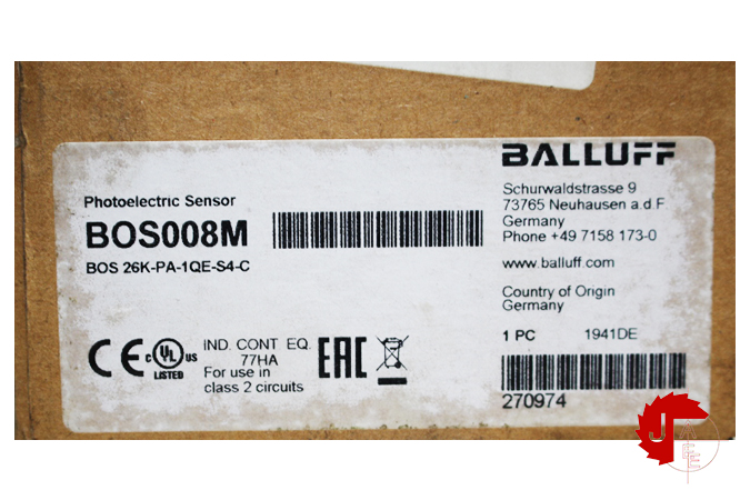 BALLUFF BOS008M Retroreflective sensors