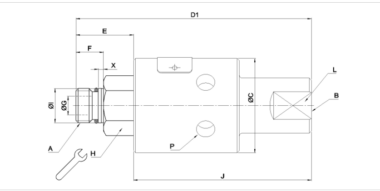 Deublin 1116-048-143 Rotary Outlet