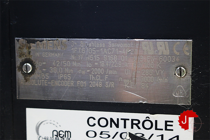 SIEMENS 1FT6105-1AC71-4EG1 Servo motors