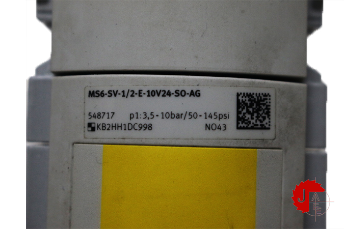 FESTO MS6-SV-1/2-E-10V24-SO-AG Soft start/quick exhaust