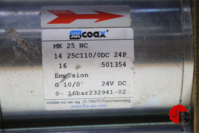 Muller Coax MK 25 NC 2/2-way valve G 1 -16 bar