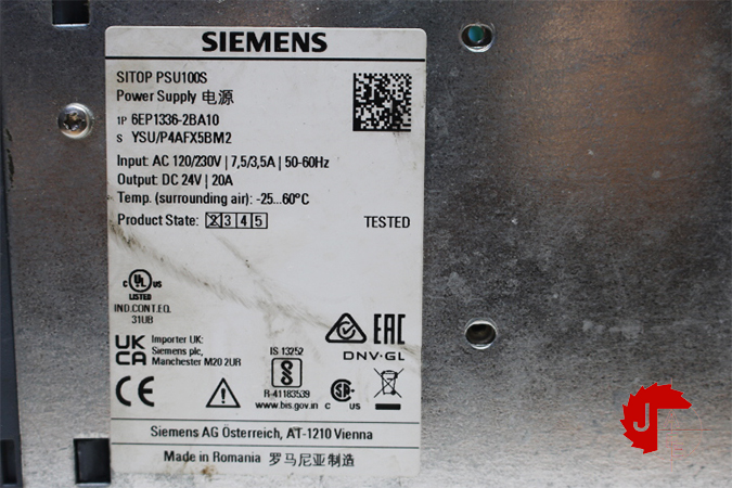 SIEMENS 6EP1336-2BA10 Power supply