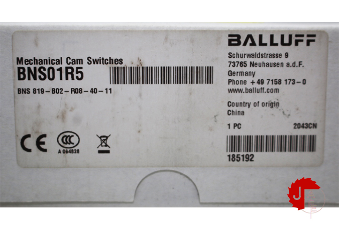 BALLUFF BNS01R5 Mechanical multiple position limit switches