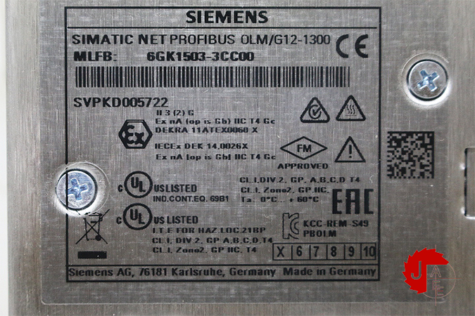 SIEMENS 6GK1503-3CC00 PROFIBUS OLM/G12-1300 V4.0 - Image 2