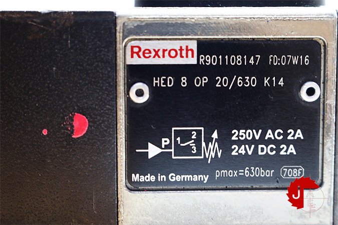 Rexroth HED 8 OP 20/630 K14 Hydro-electric pressure switch R901108147