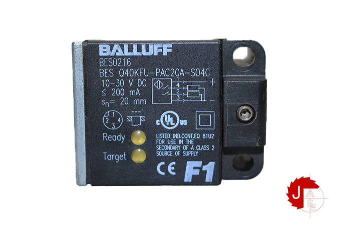 BALLUFF BES0216 Inductive factor 1 sensors BES Q40KFU-PAC20A-S04G