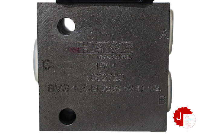 HAWE 1062729 Directional seated valves DVG 1-Z-M24/8 W-D-1/4