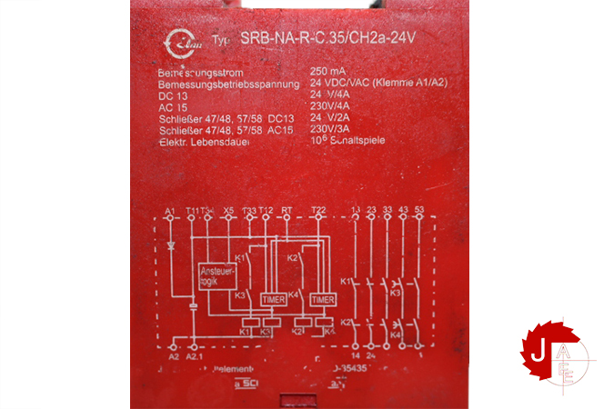 SCHMERSAL SRB-NA-R-C.35/CH2a-24V Safety relay