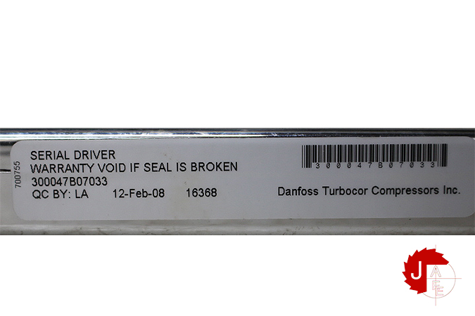 SERIAL DRIVER 300047B07033 For Danfoss Turbocor compressors